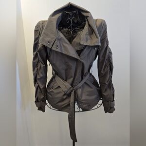 Mexx Women's Dark Gray Trench Coat